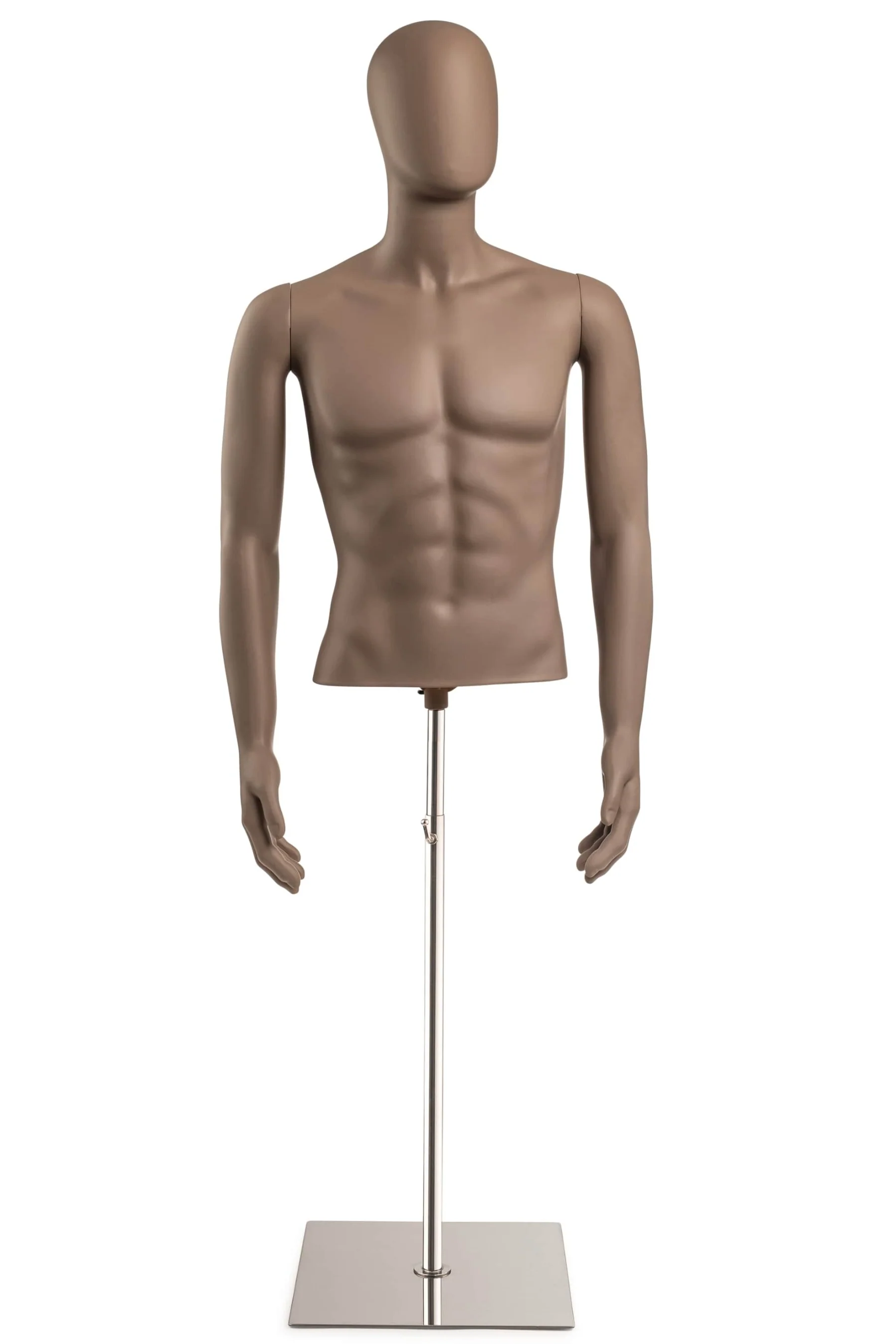 Male Egghead Torso Mannequin with Removable Arms - Image 92