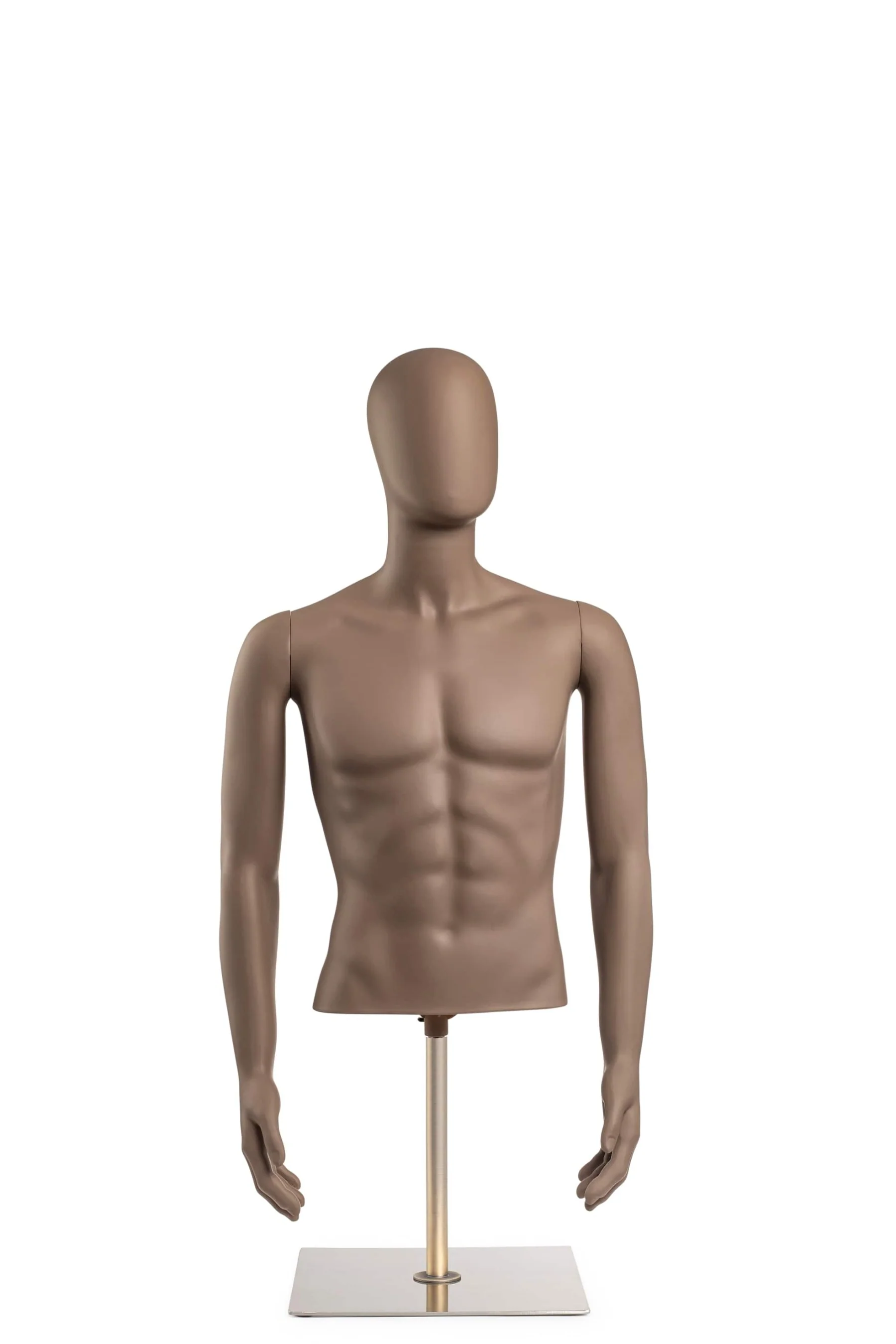 Male Egghead Torso Mannequin with Removable Arms - Image 99