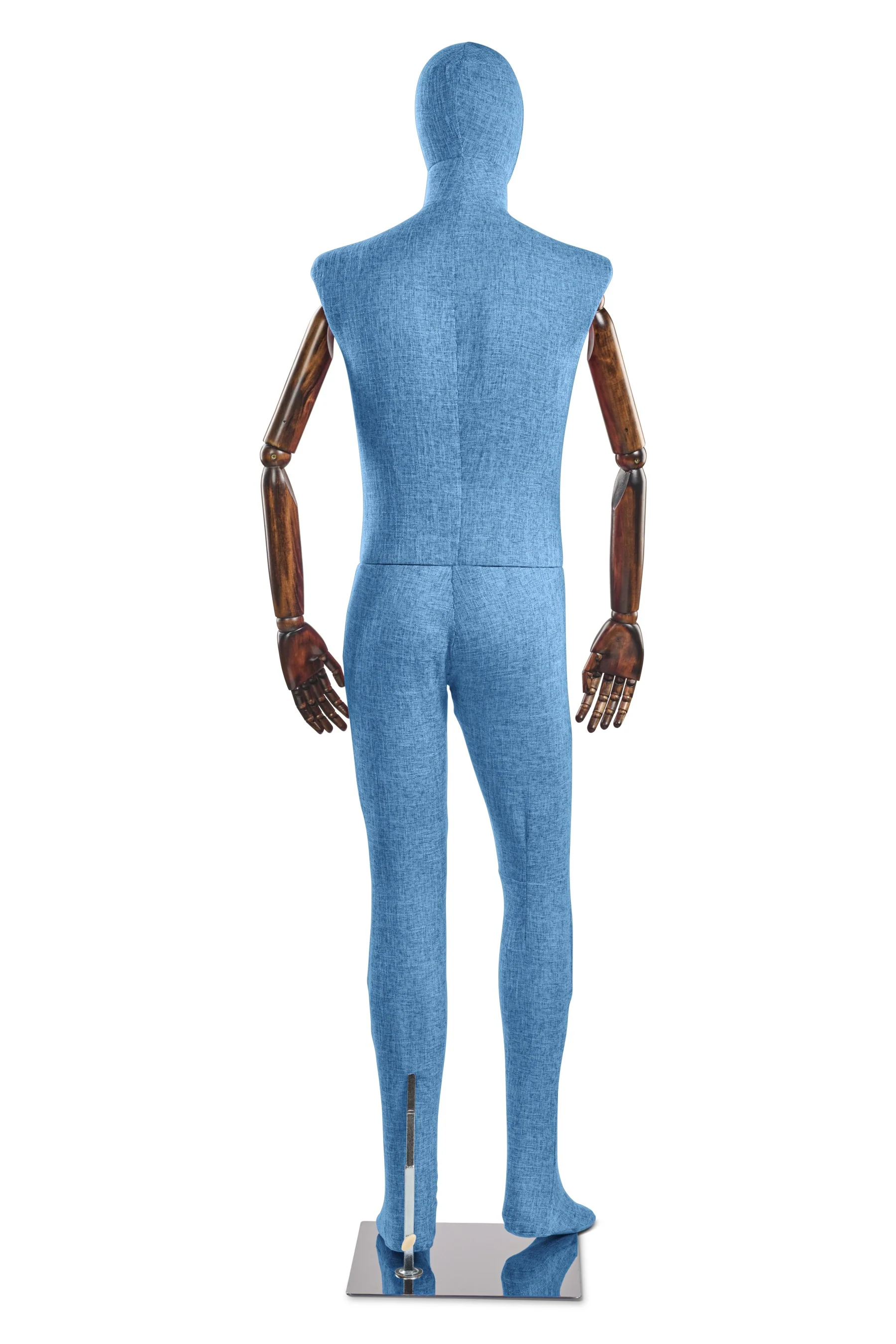 Male Fabric Wrapped Mannequin in Standing or Sitting Pose w/ Articulating Arms (WP Series) - Image 102