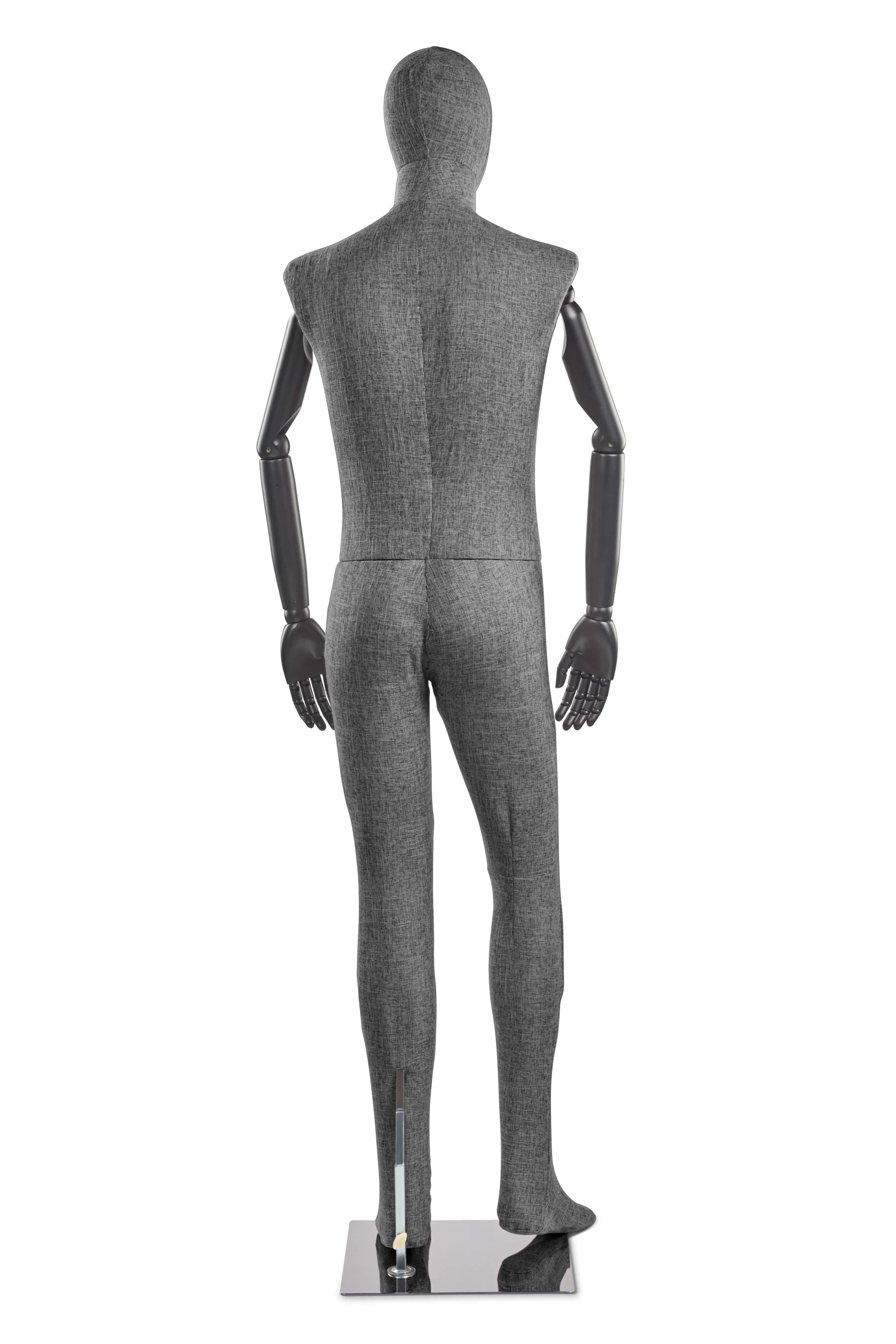 Male Fabric Wrapped Mannequin in Standing or Sitting Pose w/ Articulating Arms (WP Series) - Image 112