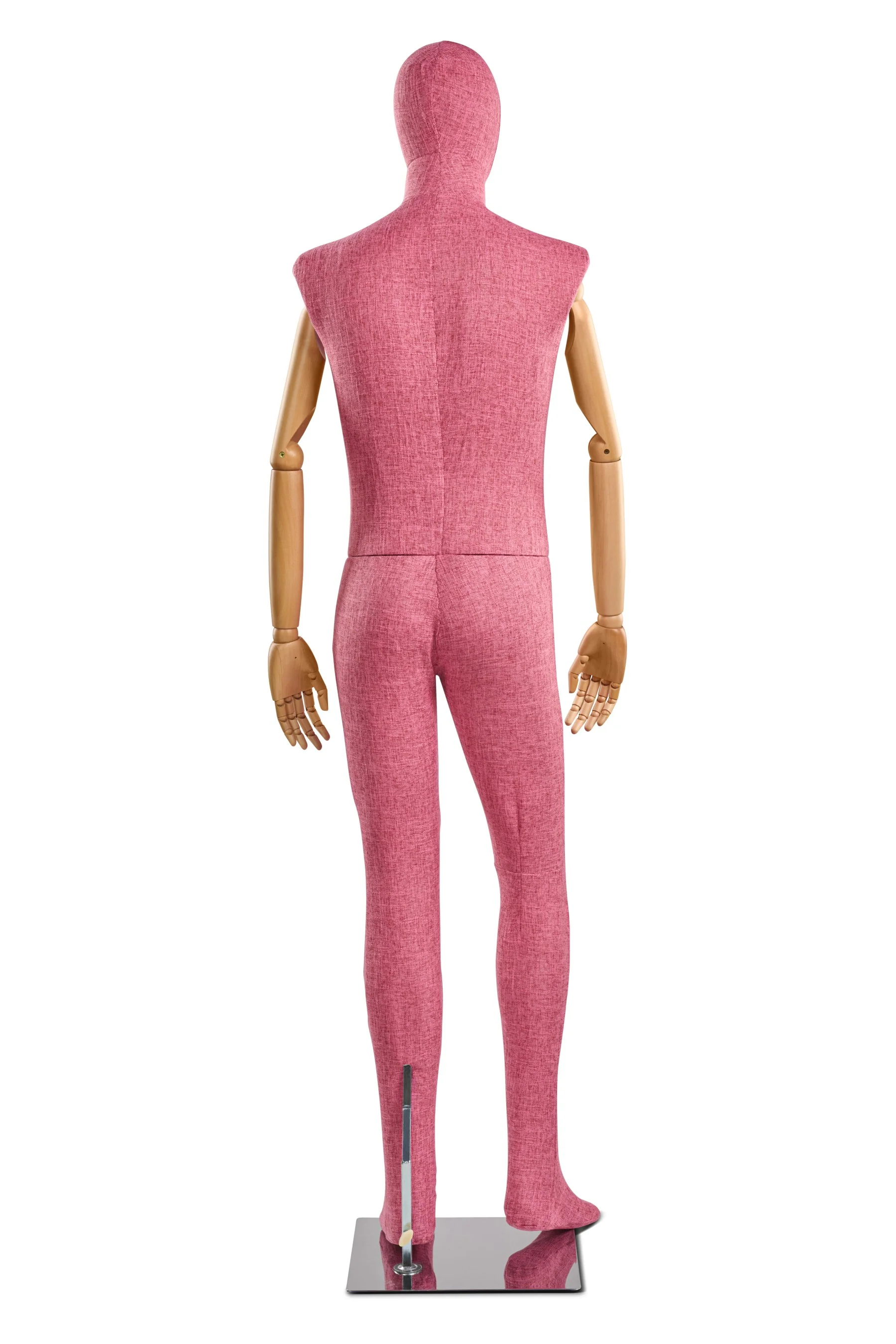 Male Fabric Wrapped Mannequin in Standing or Sitting Pose w/ Articulating Arms (WP Series) - Image 152