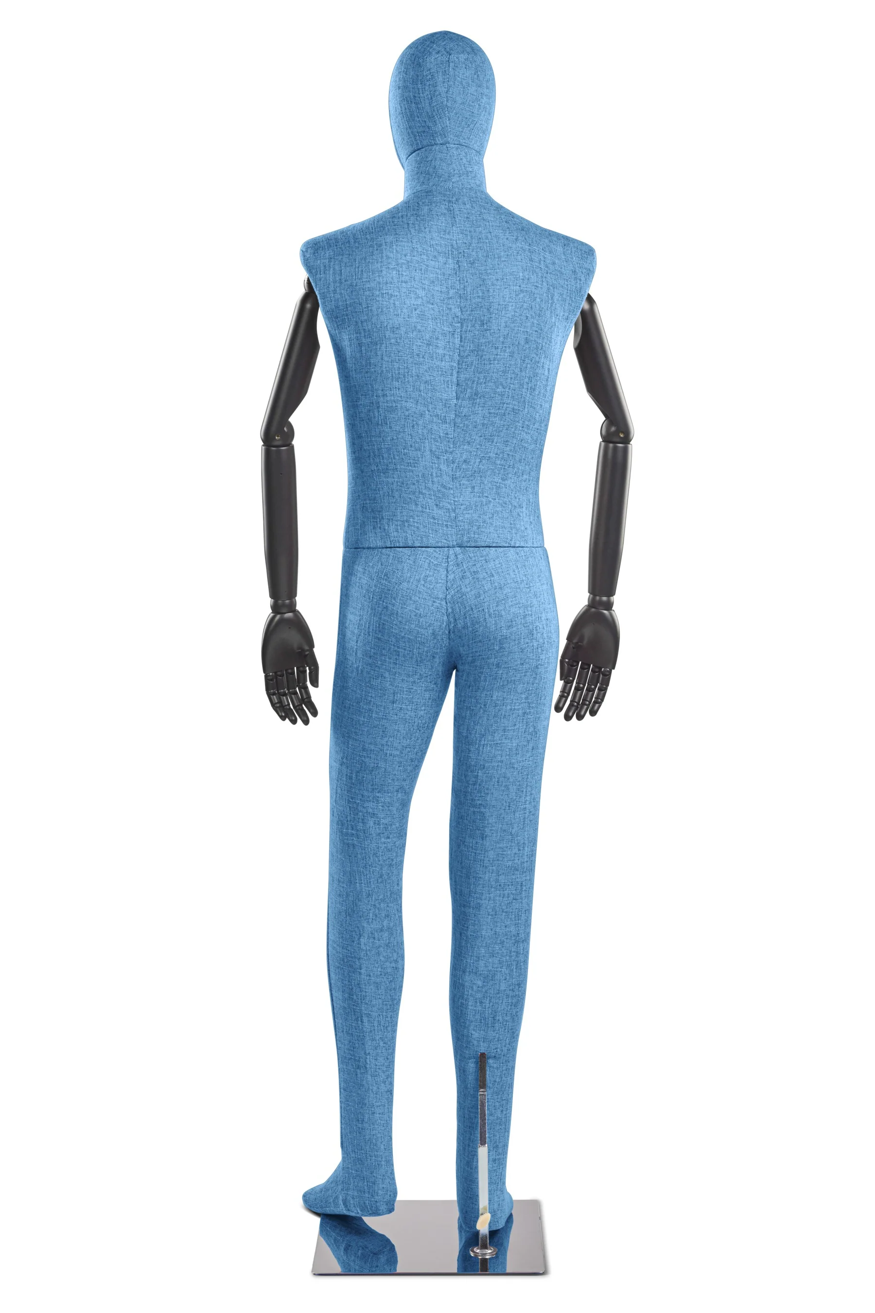 Male Fabric Wrapped Mannequin in Standing or Sitting Pose w/ Articulating Arms (WP Series) - Image 157