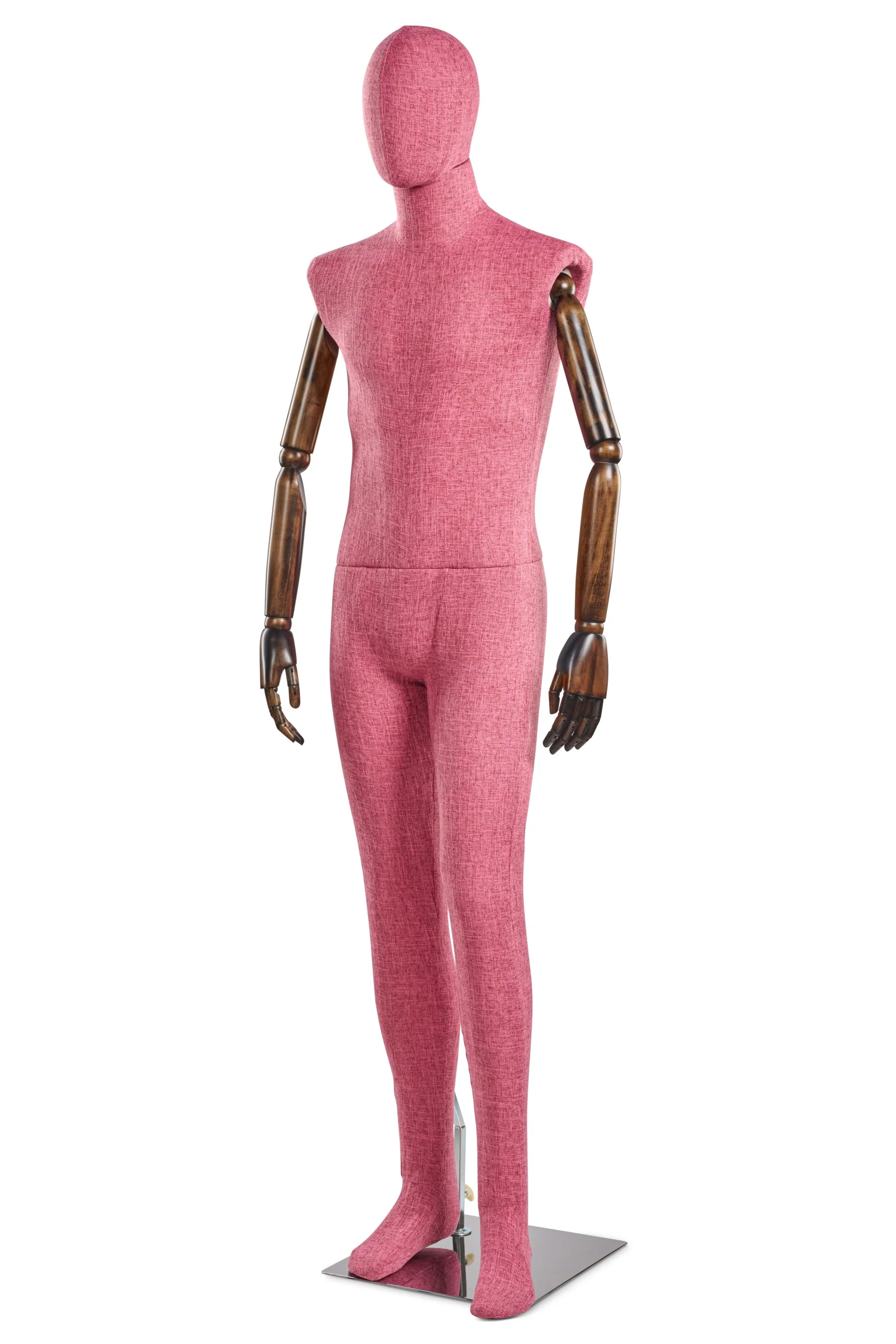 Male Fabric Wrapped Mannequin in Standing or Sitting Pose w/ Articulating Arms (WP Series) - Image 205