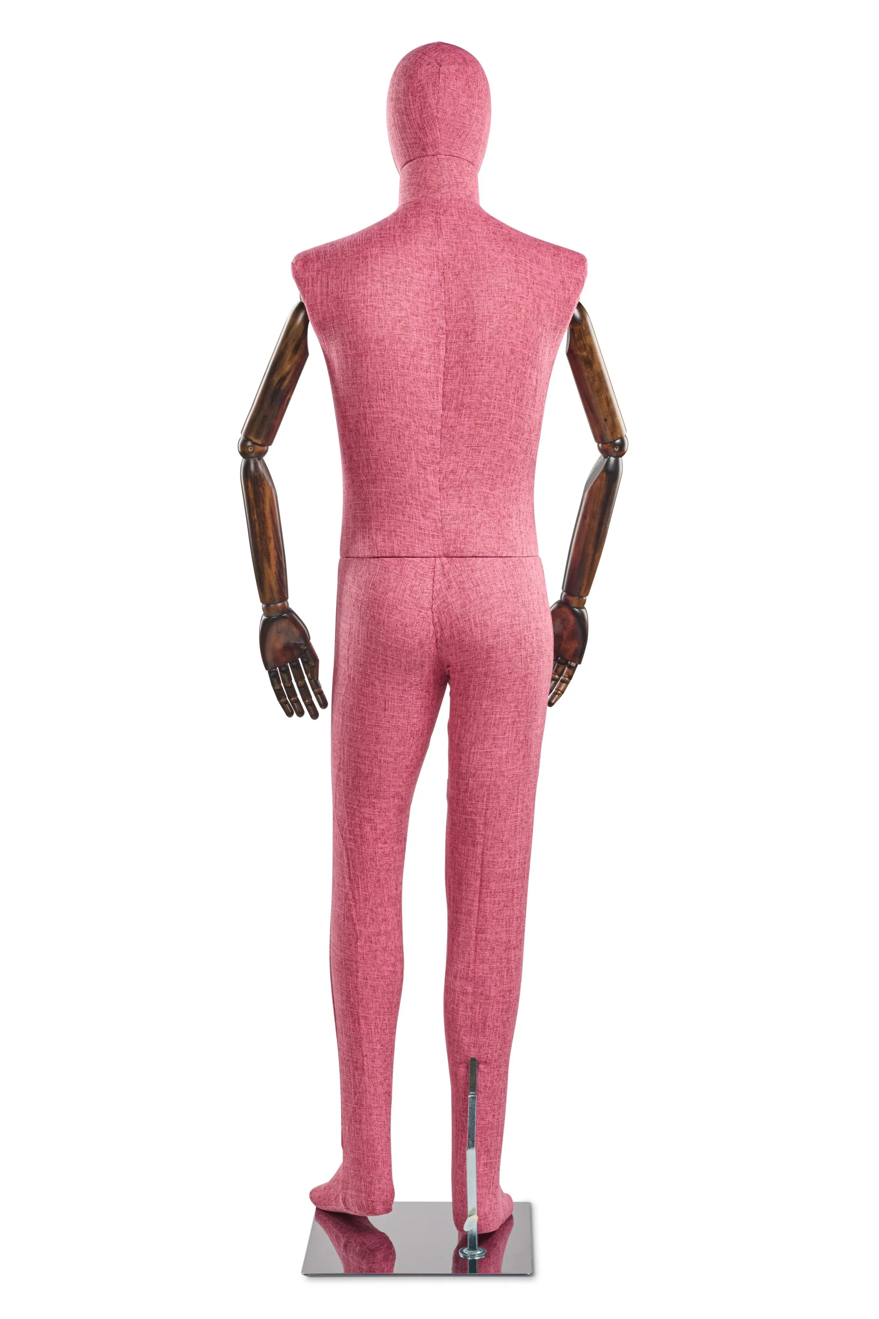 Male Fabric Wrapped Mannequin in Standing or Sitting Pose w/ Articulating Arms (WP Series) - Image 207