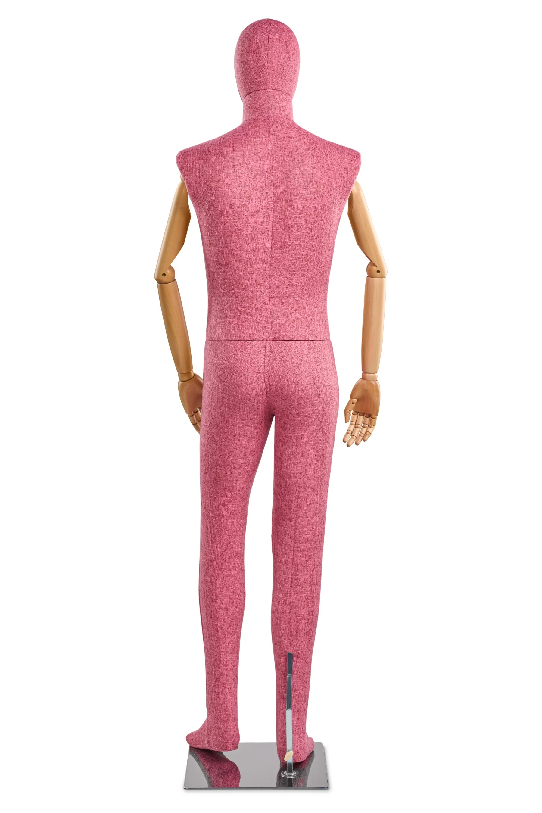 Male Fabric Wrapped Mannequin in Standing or Sitting Pose w/ Articulating Arms (WP Series) - Image 212