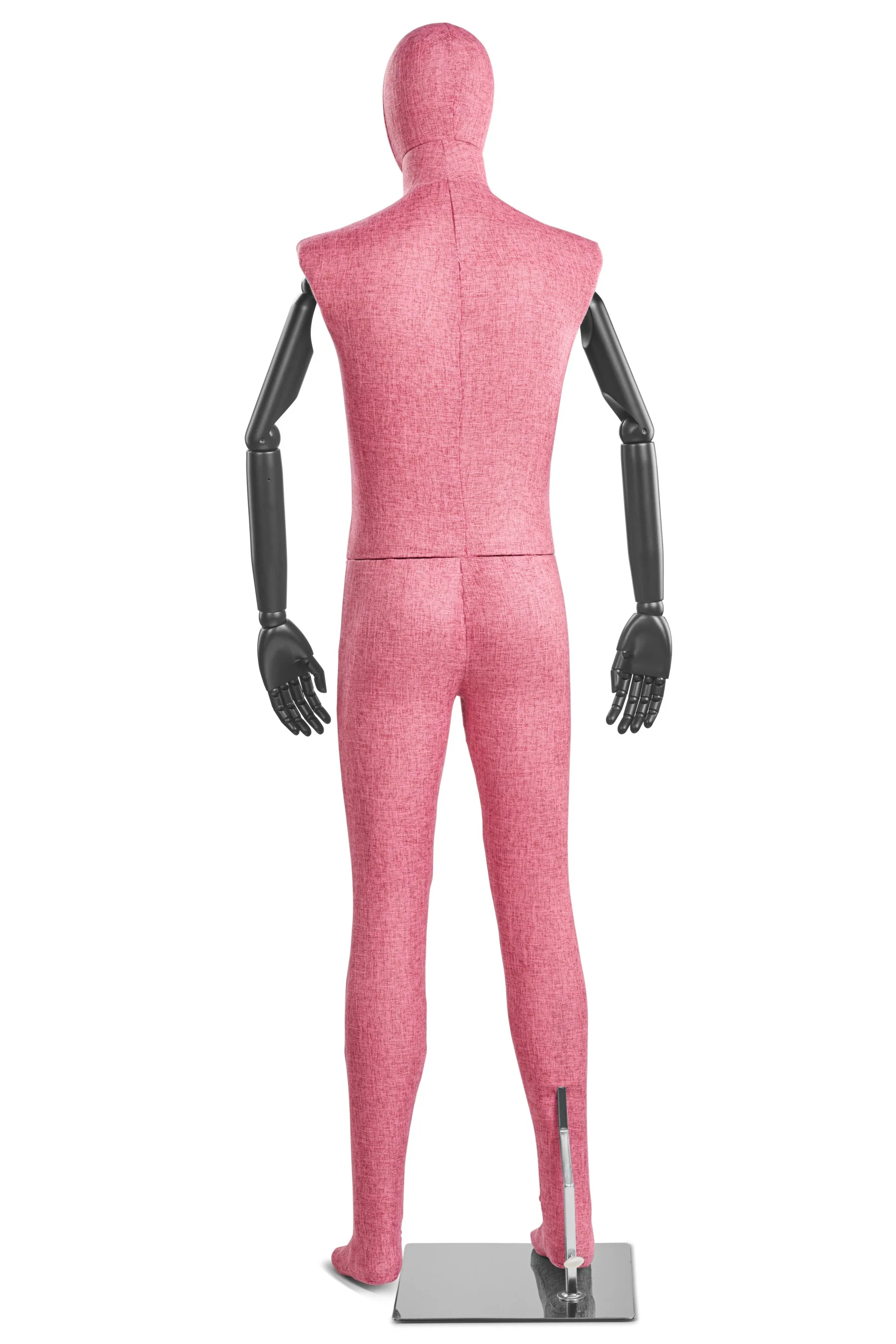 Male Fabric Wrapped Mannequin in Standing or Sitting Pose w/ Articulating Arms (WP Series) - Image 82