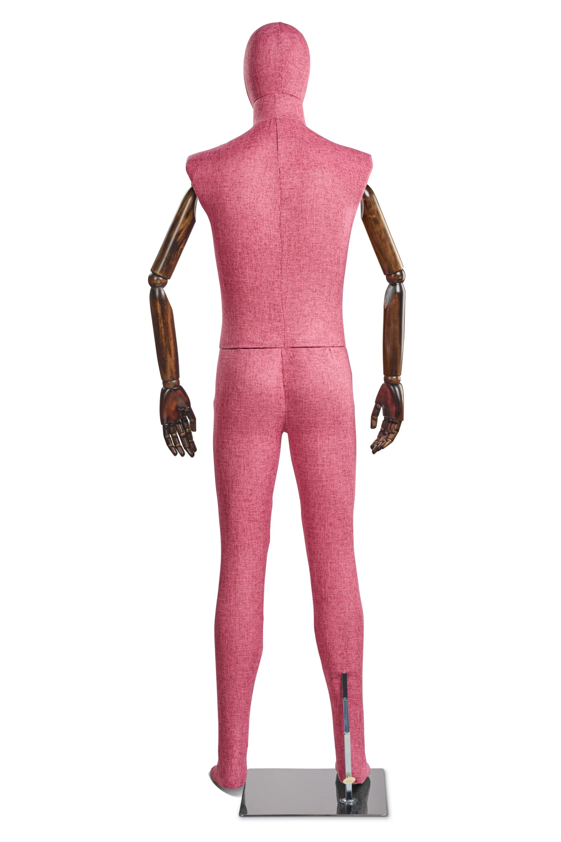 Male Fabric Wrapped Mannequin in Standing or Sitting Pose w/ Articulating Arms (WP Series) - Image 87