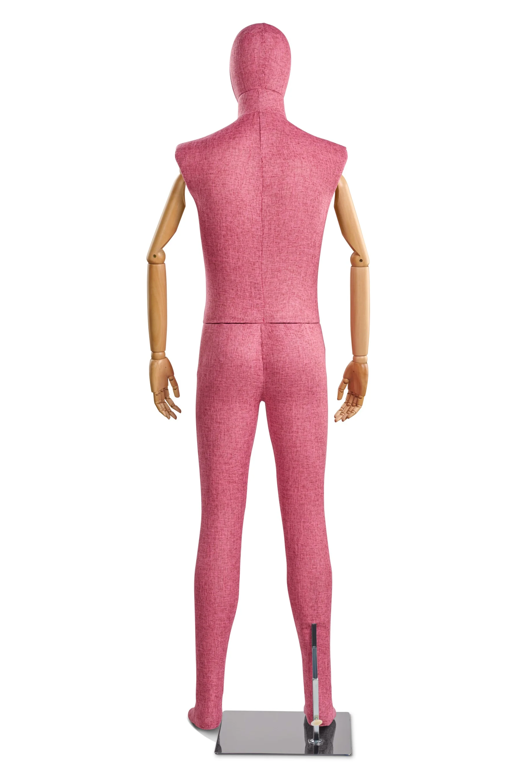 Male Fabric Wrapped Mannequin in Standing or Sitting Pose w/ Articulating Arms (WP Series) - Image 92