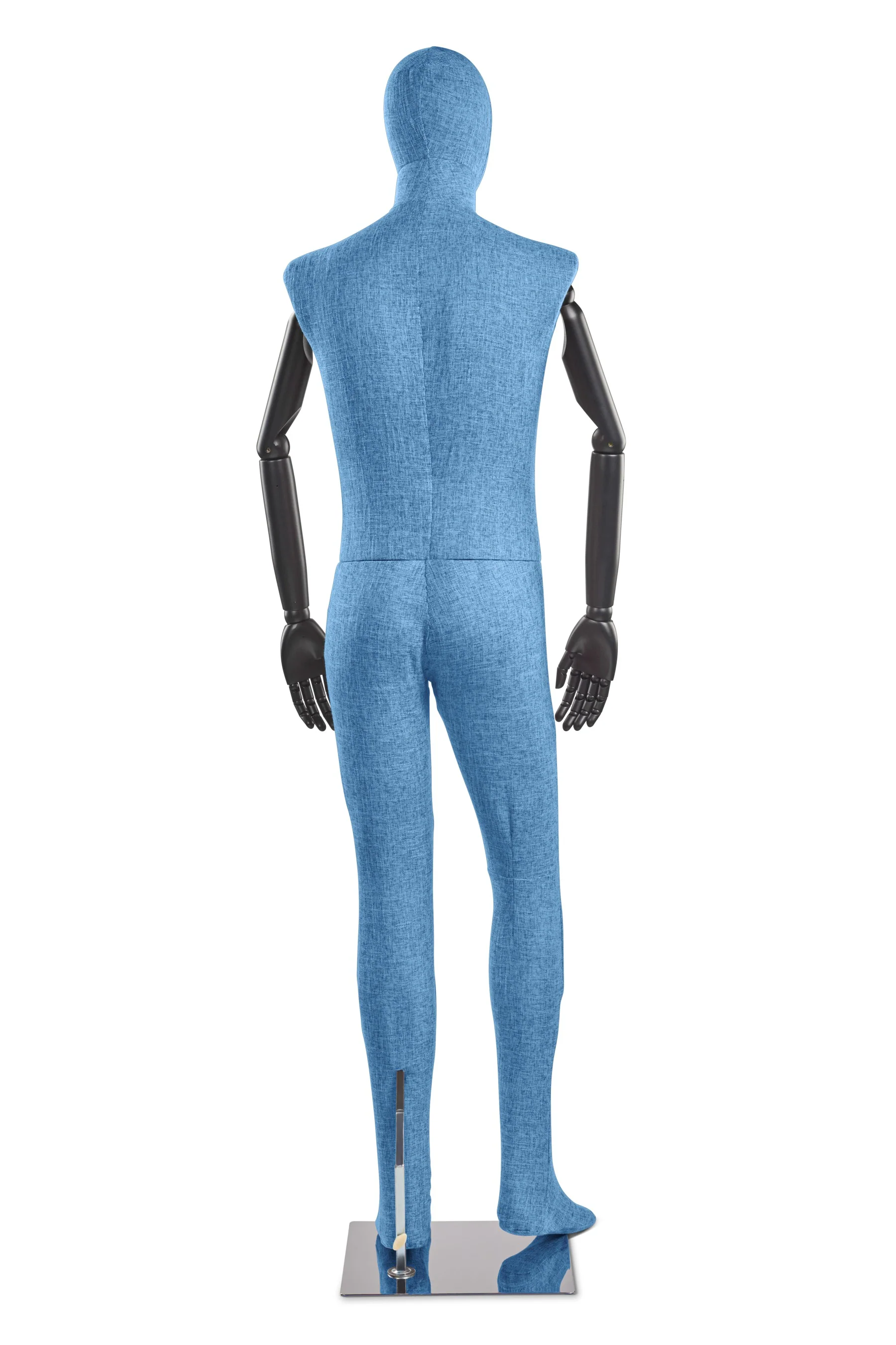 Male Fabric Wrapped Mannequin in Standing or Sitting Pose w/ Articulating Arms (WP Series) - Image 97